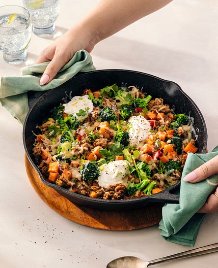 One Pan Turkey Sweet Potato Skillet