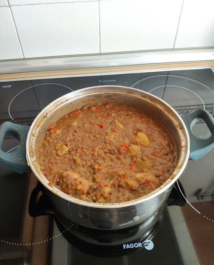 Lentejas con verduras