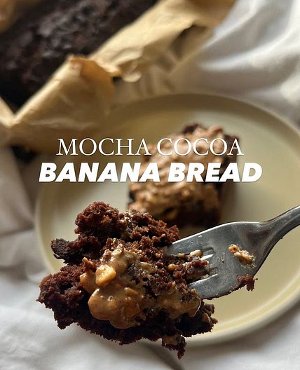 MOCHA COCOA BANANA BREAD 🌞