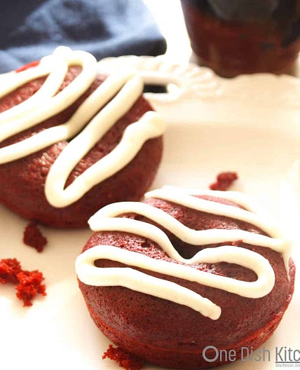 Small Batch Red Velvet Donuts