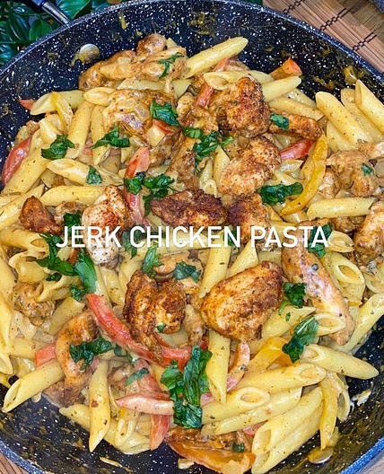 JERK CHICKEN PASTA🍗🌶️