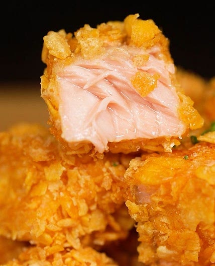 Salmon nuggets