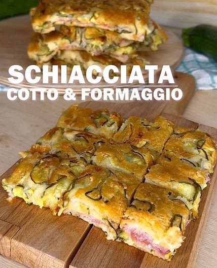 SCHIACCIATA RIPIENA COTTO E FORMAGGIO