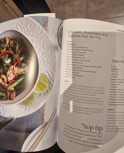 Chicken, Asparagus and
Cashew Nut Stir-fry