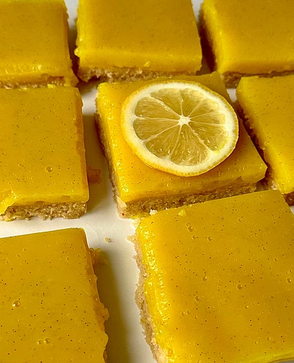 Vegan Lemon Curd Squares 