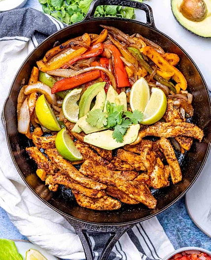 Keto Chicken Fajitas