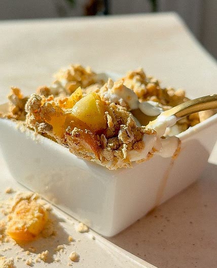 Healthy Apple Crumble 🍎