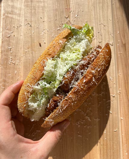 Crunchy Chicken Caesar Sandwich