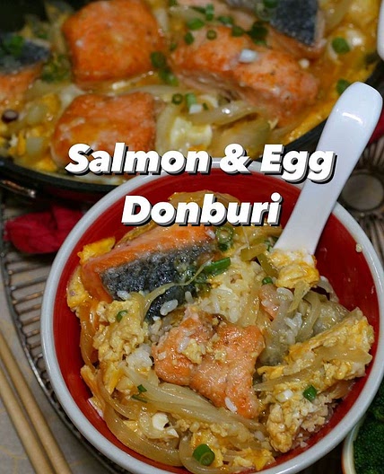 Salmon and Egg Donburi