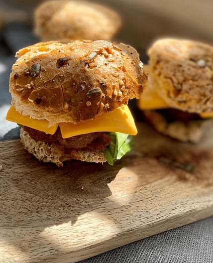 Air Fryer Mini Burgers