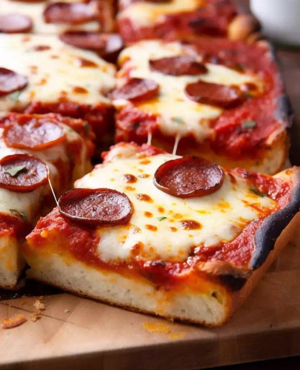 Detroit Style Pizza