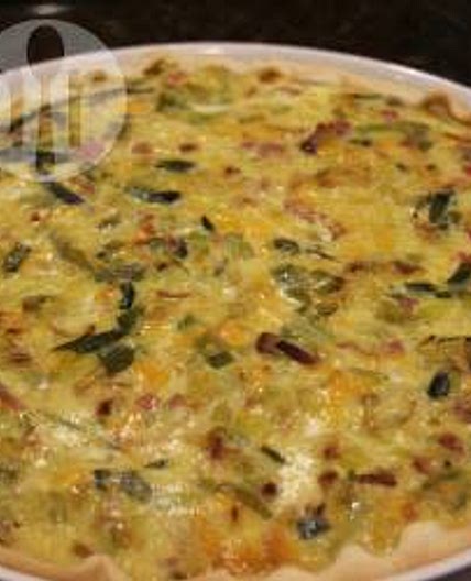 Tarta de puerros