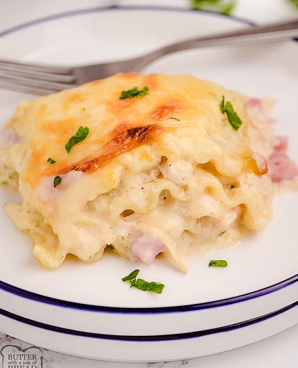 CHICKEN CORDON BLEU LASAGNA