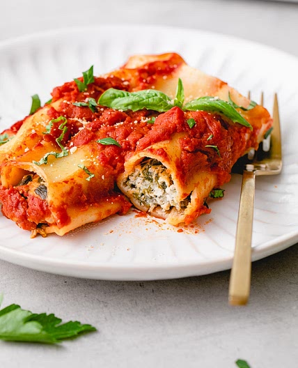 Spinach Cannelloni