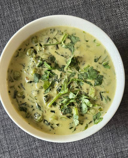 Jain Methi Matar Malai