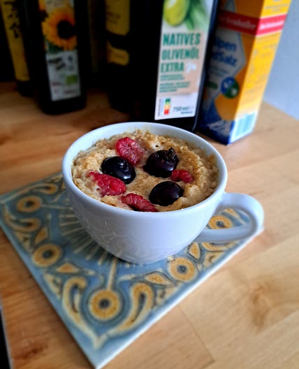 Baked protein oats