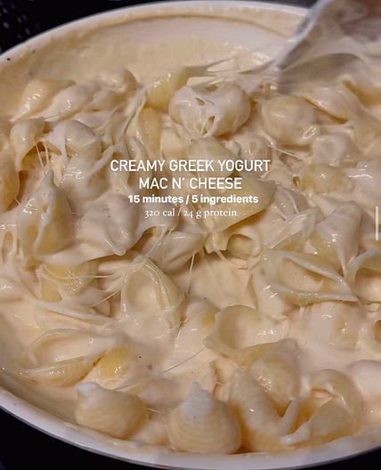 Cream Greek Yogurt Mac n Cheese