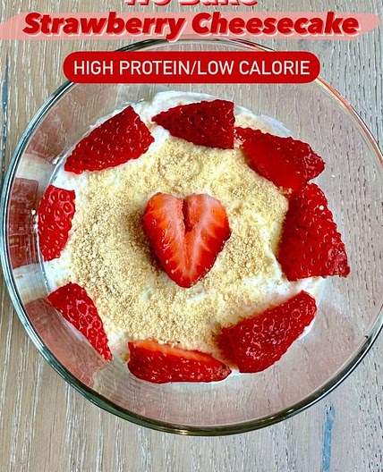 No Bake Strawberry Cheesecake 😍