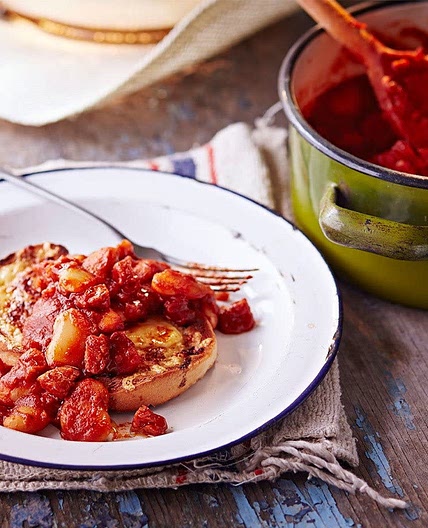 Cowboy beans on toast recipe
