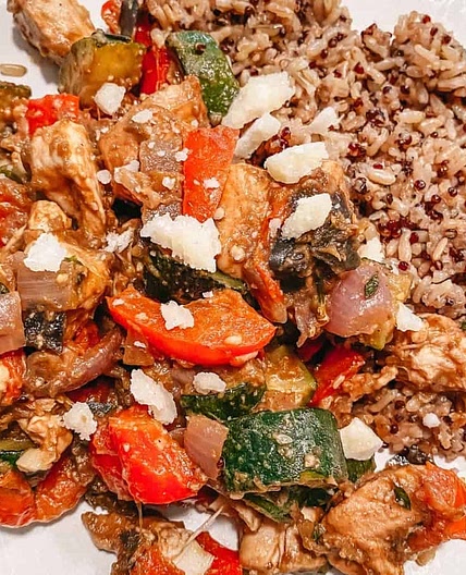 Ratatouille chicken