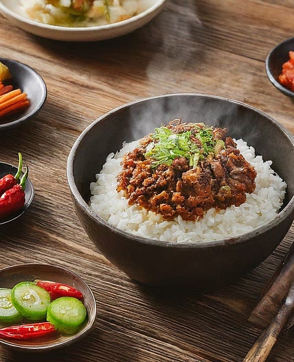 Braised Minced Pork Belly