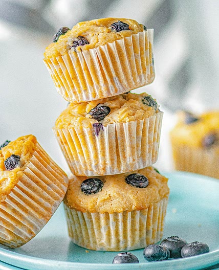 Blueberry Cream Cheese Muffins