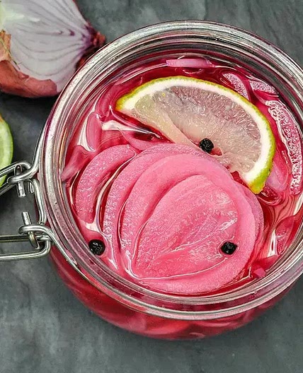 u0022Pinkledu0022- Pink Pickled Onions