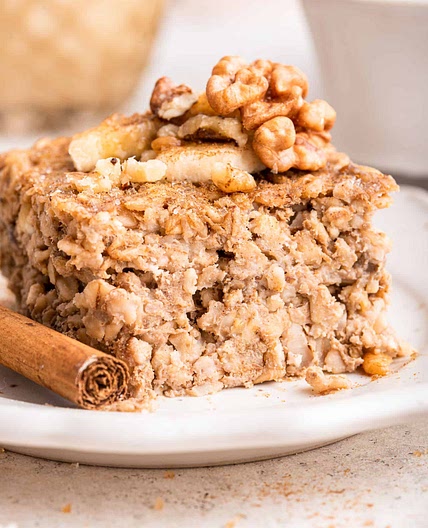 Baked Oatmeal with No Sugar