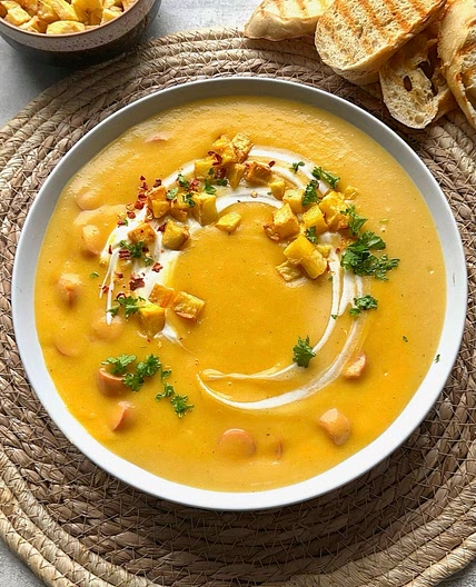 Kartoffel Parmesan Suppe