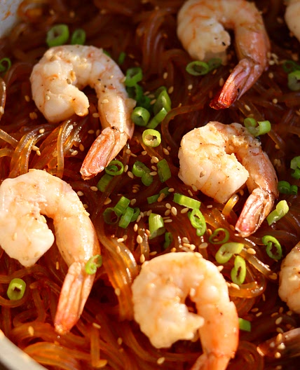 Sweet and Spicy Shrimp Noodles