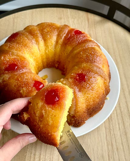 Pineapple upside down Bundt cake