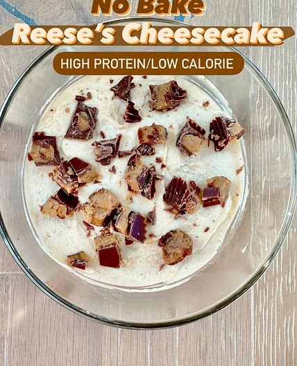 No Bake Reese’s Cheesecake