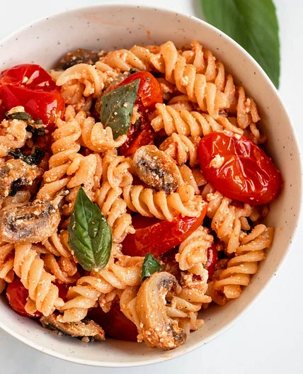 Baked Goat Cheese Pasta