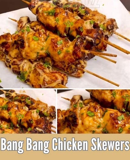 Bang Bang Chicken Skewers 🍢