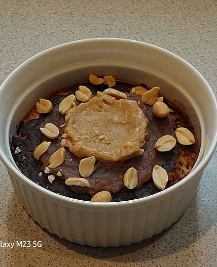 Snickers baked oats