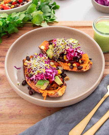 Mexican-Style Roasted Sweet Potatoes