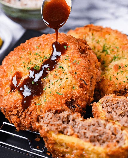Menchi Katsu (Japanese Ground Meat Cutlet)