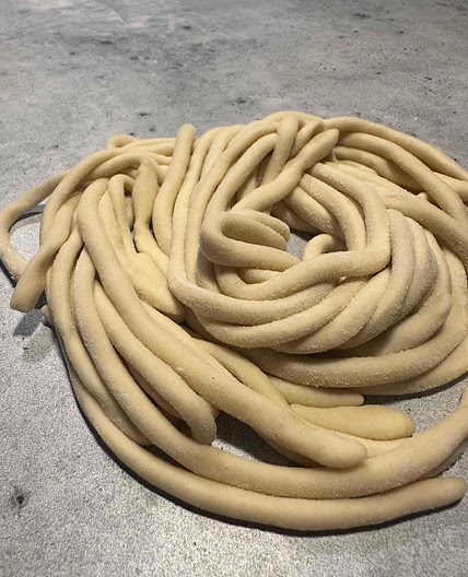 Homemade Pici Pasta 