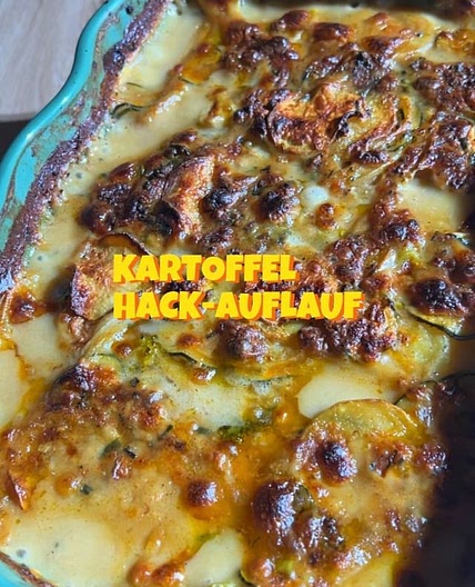 Feierabend-Kartoffel-Hack-Auflauf