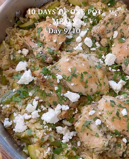 Greek chicken & rice