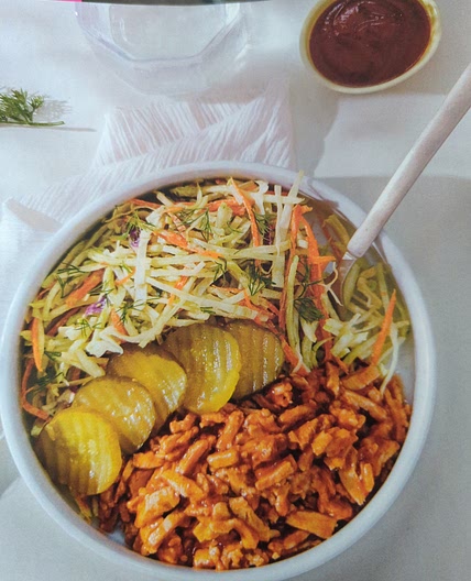 BBQ Chicken and Coleslaw Bowl