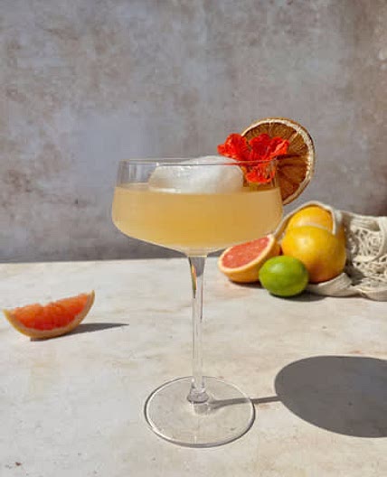 Citrus Mezcal Smash with Chareau