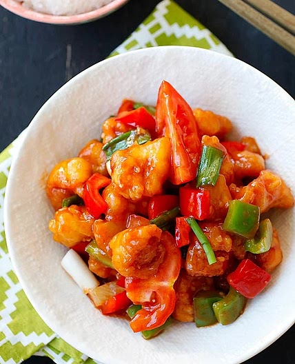 Sweet and sour chicken