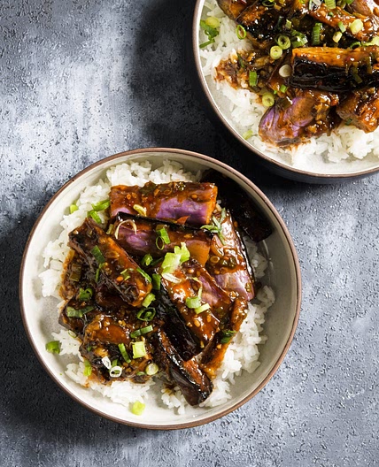 Sichuan Eggplant w/ Scallions