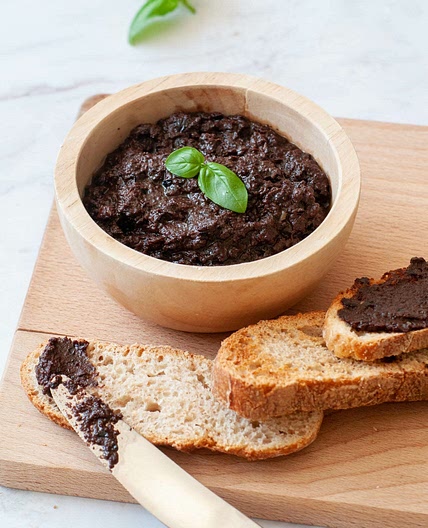 Tapenade d'olives noires vegan