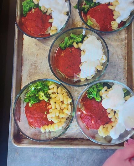 Chicken Parmesan Meatball Bowl(s)