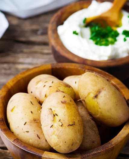 Kartoffeln und Quark 