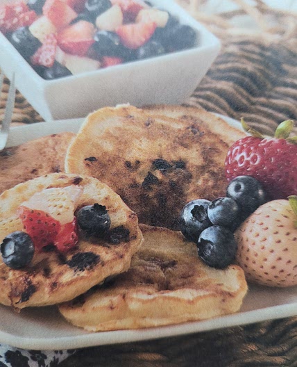 Berry Cottage Cheese Silver Dollar Pancakes