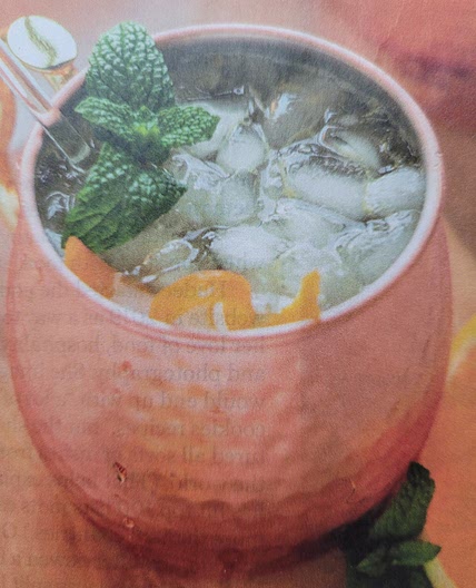 Citrus champagne Moscow mule