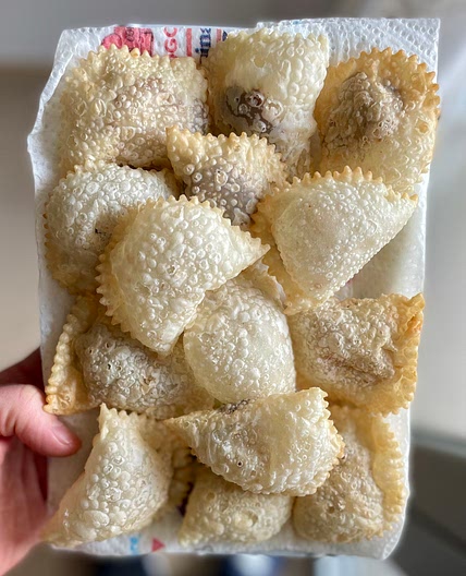 Calgionetti di castagne Abruzzesi